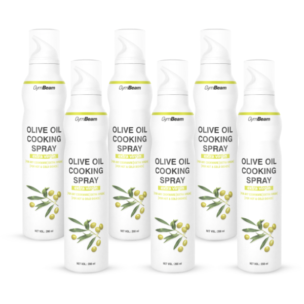 GymBeam Extra panenský olivový olej v spreji 6 x 200 ml GymBeam Extra panenský olivový olej v spreji 6 x 200 ml