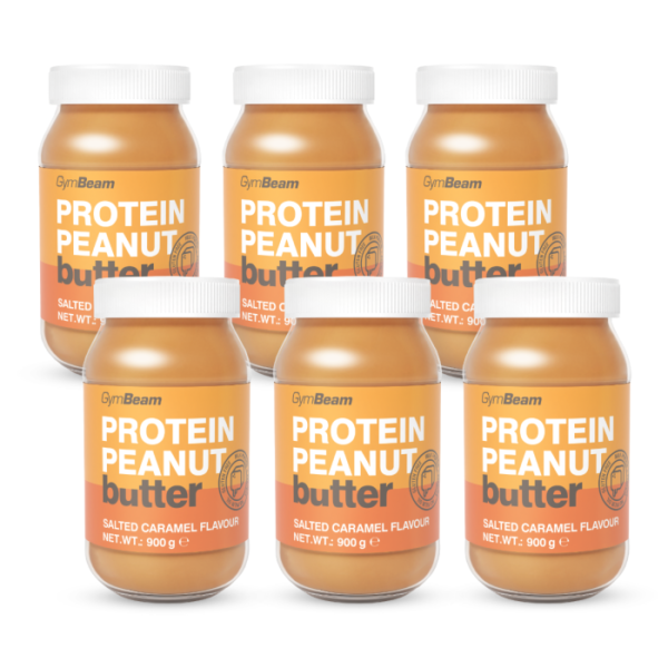 GymBeam Proteínové arašidové maslo slaný karamel