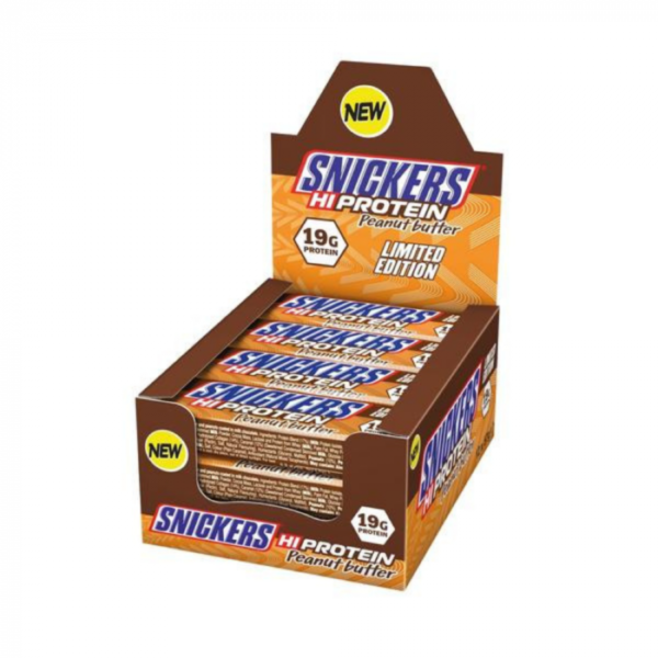 Snickers Hi-Protein Bar 57 g - Mars arašidové maslo Snickers Hi-Protein Bar 57 g - Mars arašidové maslo