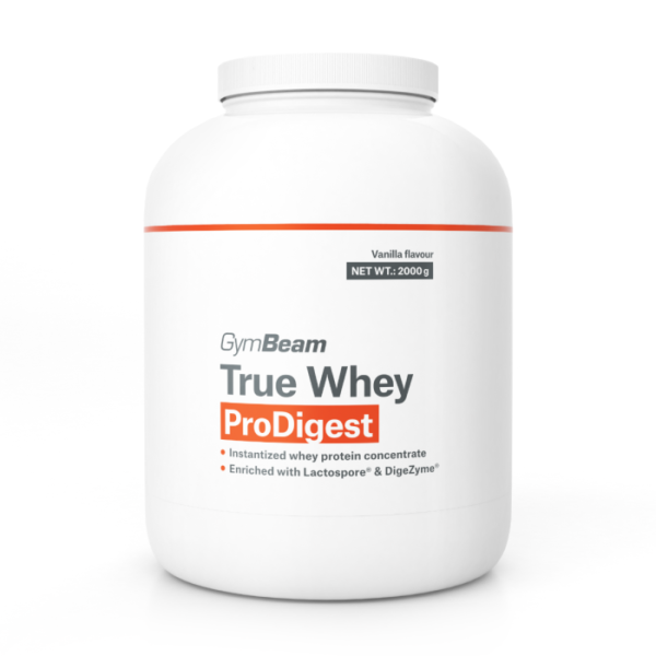 GymBeam - True Whey ProDigest 2000 g vanilka GymBeam - True Whey ProDigest 2000 g vanilka