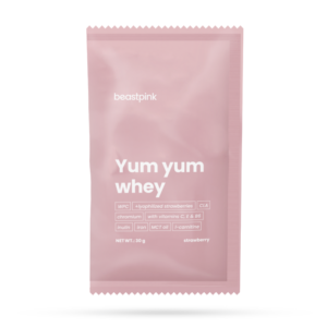 BeastPink Vzorka Yum Yum Whey strawberry splash