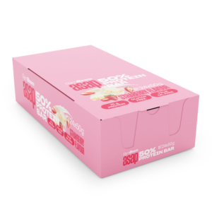 GymBeam ASAP 50% Protein Bar 24 x 50 g jahoda