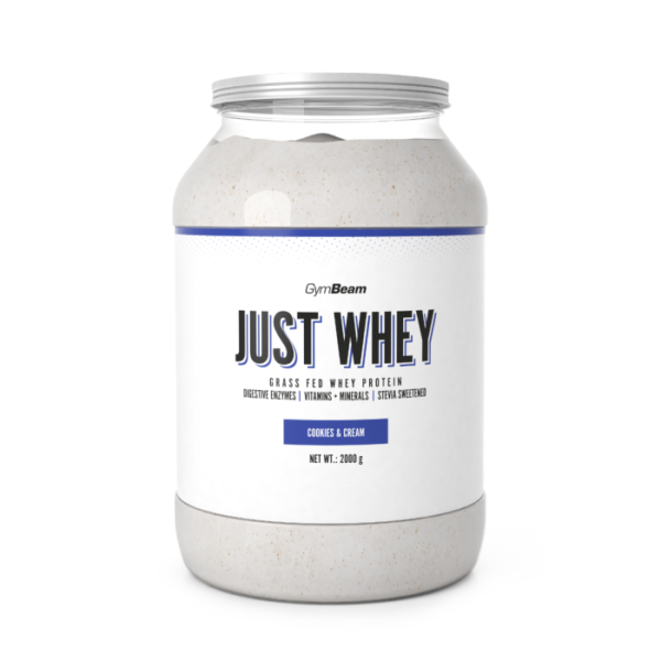 GymBeam Just Whey 2000 g cookies & cream