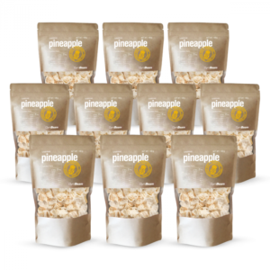 GymBeam Lyofilizovaný ananás 8 x 100 g