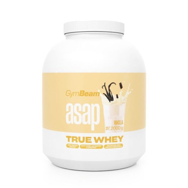 GymBeam ASAP True Whey 2000 g vanilka GymBeam ASAP True Whey 2000 g vanilka