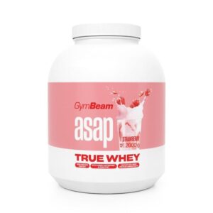 GymBeam ASAP True Whey jahoda