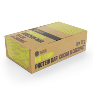 VanaVita Proteínová tyčinka BIO Vegan Bar kakao a kokos