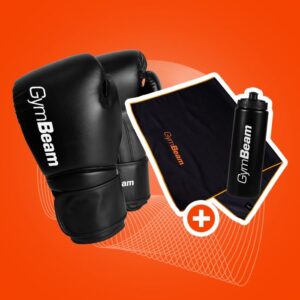 GymBeam Boxerské rukavice Striker Black 14 OZ GymBeam Boxerské rukavice Striker Black 14 OZ