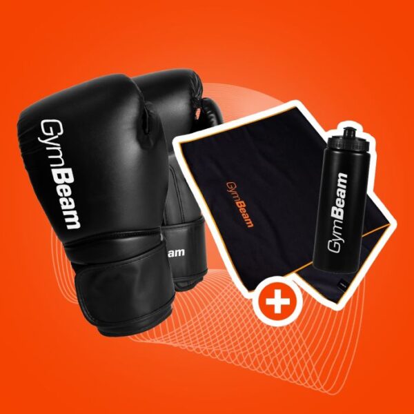 GymBeam Boxerské rukavice Striker Black  14 OZ