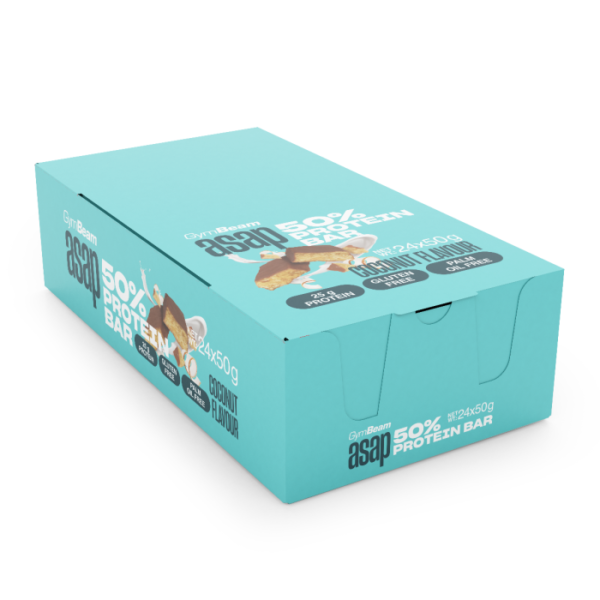 GymBeam ASAP 50% Protein Bar kokos GymBeam ASAP 50% Protein Bar kokos