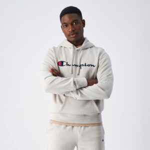 Champion Mikina Big Logo Fleece Grey SS Champion Mikina Big Logo Fleece Grey SS