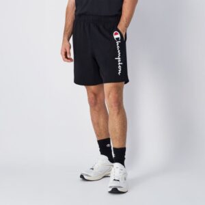 Champion Šortky Big Logo French Terry Black MM Champion Šortky Big Logo French Terry Black MM