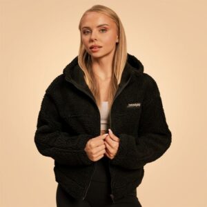 BeastPink Dámska bunda Hoodie Bliss Black XSXS BeastPink Dámska bunda Hoodie Bliss Black XSXS