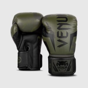 Venum Boxerské rukavice Elite Khaki Camo 10 OZ Venum Boxerské rukavice Elite Khaki Camo 10 OZ