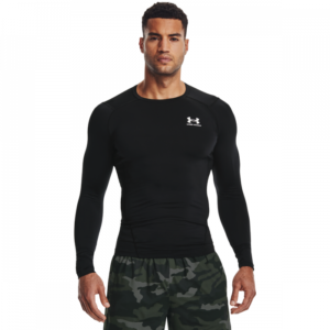 Under Armour Kompresné tričko HG Armour Comp LS Black  XL
