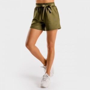 SQUATWOLF Dámske šortky Do Knot Olive S SQUATWOLF Dámske šortky Do Knot Olive S
