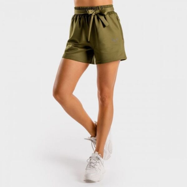 SQUATWOLF Dámske šortky Do Knot Olive S SQUATWOLF Dámske šortky Do Knot Olive S