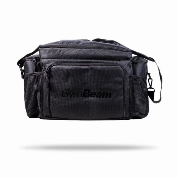 GymBeam Taška na jedlo Fit Prep Black + 6 krabiček GymBeam Taška na jedlo Fit Prep Black + 6 krabiček