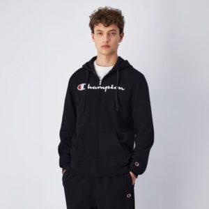 Champion Mikina Full Zip Black SS Champion Mikina Full Zip Black SS