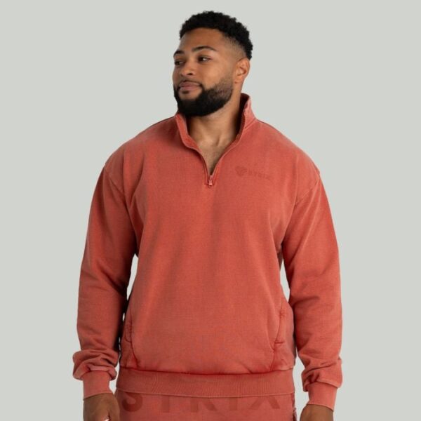 STRIX Mikina Washed Terra XXL STRIX Mikina Washed Terra XXL