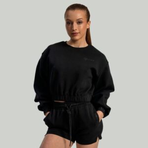 STRIX Dámska mikina Lunar Cropped Black  LL
