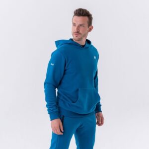 NEBBIA Pánska mikina Pouch Pocket Blue XXLXXL NEBBIA Pánska mikina Pouch Pocket Blue XXLXXL