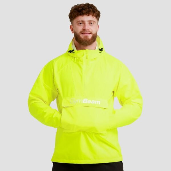 GymBeam Pánska bunda Rain Smock Citric MM GymBeam Pánska bunda Rain Smock Citric MM