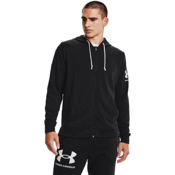 Under Armour Mikina Rival Terry FZ HD Black M Under Armour Mikina Rival Terry FZ HD Black M