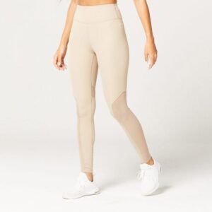 SQUATWOLF Dámske legíny Mesh Insert Cobblestone XS SQUATWOLF Dámske legíny Mesh Insert Cobblestone XS