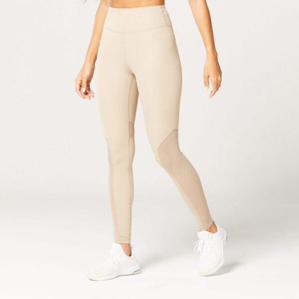 SQUATWOLF Dámske legíny Mesh Insert Cobblestone  XS