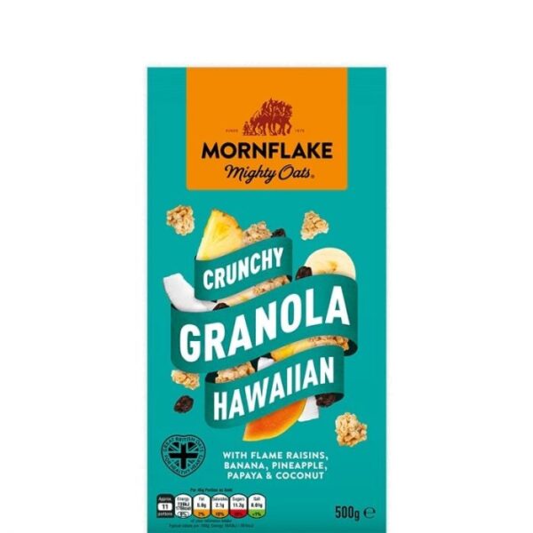 Mornflake Chrumkavá Granola Hawaiian 500 g Mornflake Chrumkavá Granola Hawaiian 500 g