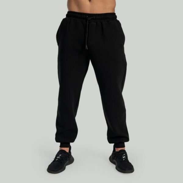 STRIX Tepláky Relaxed Black SS STRIX Tepláky Relaxed Black SS