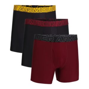 Under Armour Pánske boxerky M Perf Tech 6in 3pack Red SS Under Armour Pánske boxerky M Perf Tech 6in 3pack Red SS