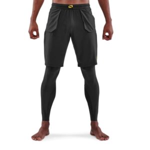 SKINS Kompresné legíny Series-5 Travel and Recovery Black SS SKINS Kompresné legíny Series-5 Travel and Recovery Black SS
