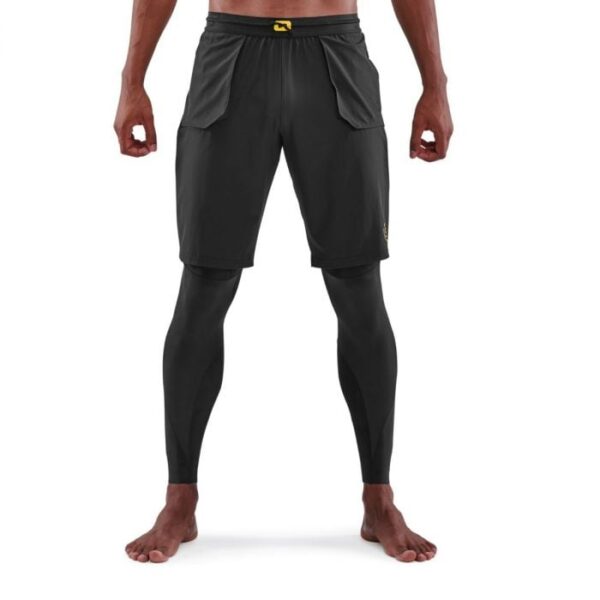 SKINS Kompresné legíny Series-5 Travel and Recovery Black SS SKINS Kompresné legíny Series-5 Travel and Recovery Black SS