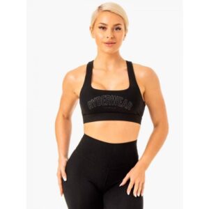 Ryderwear Športová podprsenka Knockout Racer Back Black  L