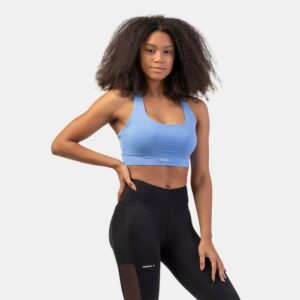 NEBBIA Športová podprsenka Active Medium Impact Light Blue XS NEBBIA Športová podprsenka Active Medium Impact Light Blue XS