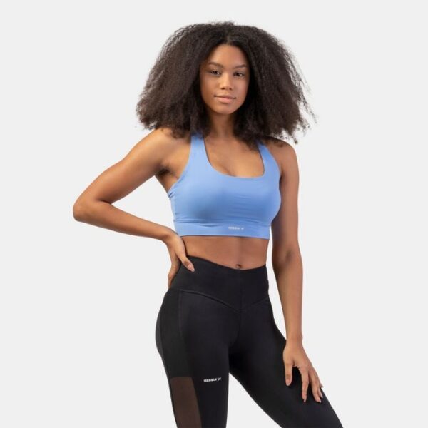 NEBBIA Športová podprsenka Active Medium Impact Light Blue XS NEBBIA Športová podprsenka Active Medium Impact Light Blue XS