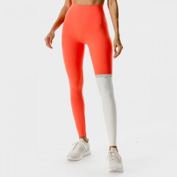 SQUATWOLF Dámske legíny LAB360º Colour Block Hot Coral XL SQUATWOLF Dámske legíny LAB360º Colour Block Hot Coral XL