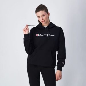 Champion Dámska mikina Big Logo Slim Fit Black XSXS Champion Dámska mikina Big Logo Slim Fit Black XSXS