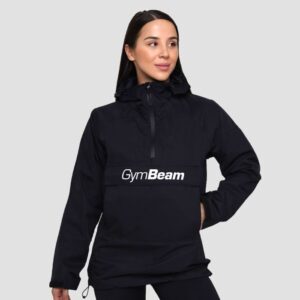 GymBeam Dámska bunda Rain Smock Black MM GymBeam Dámska bunda Rain Smock Black MM