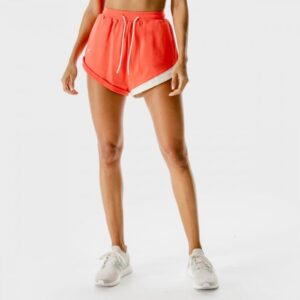 SQUATWOLF Dámske šortky Lab Hot Coral XL SQUATWOLF Dámske šortky Lab Hot Coral XL